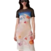 Robe à manches courtes en maille Galactic Connection Robe à manches courtes en maille Galactic Connection