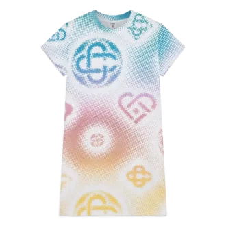 Robe t-shirt à logo demi-teinte Robe t-shirt à logo demi-teinte