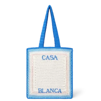 Sac au crochet rayé
