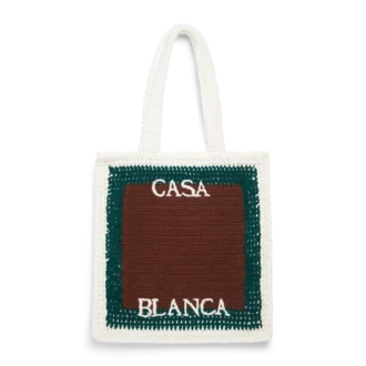 Sac au crochet rayé