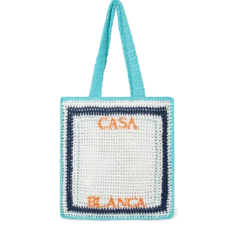 Sac au crochet rayé