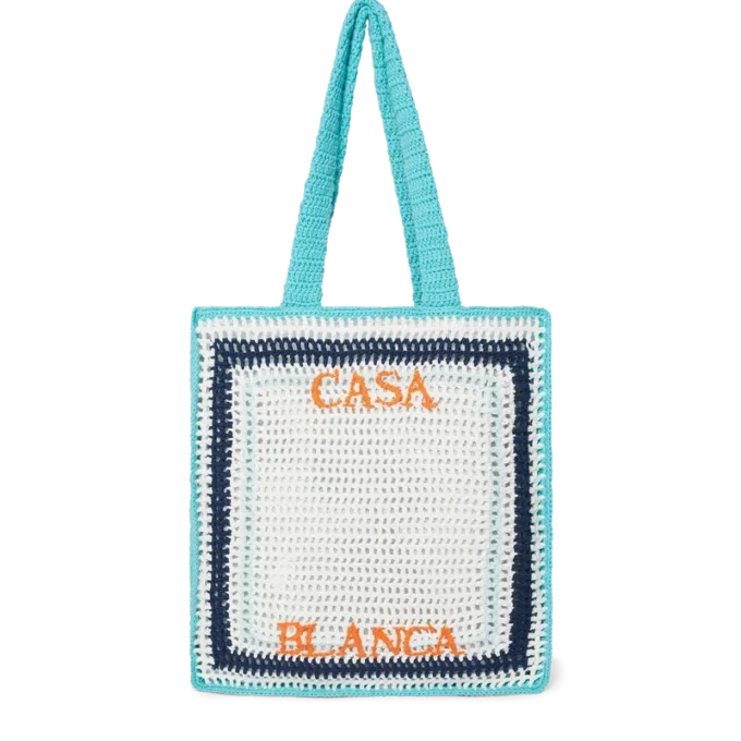 Sac au crochet rayé Sac au crochet rayé