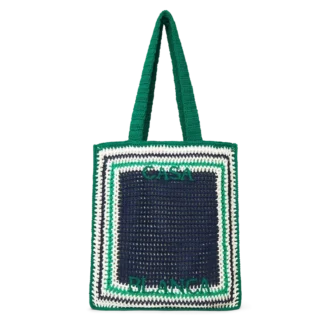 Sac au crochet rayé