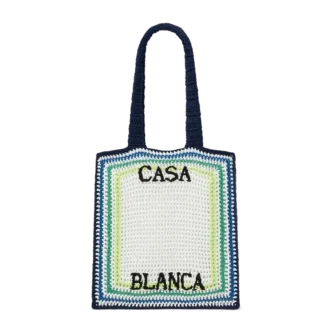 Sac au crochet rayé