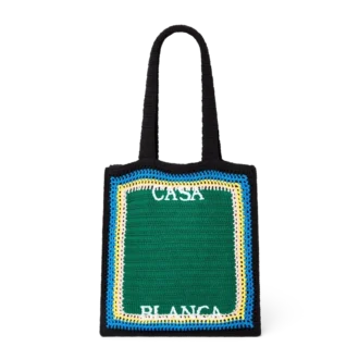 Sac au crochet rayé