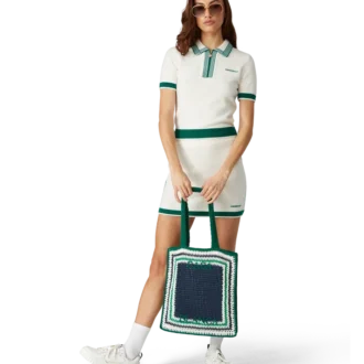 Sac au crochet rayé
