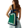 Sac au crochet rayé