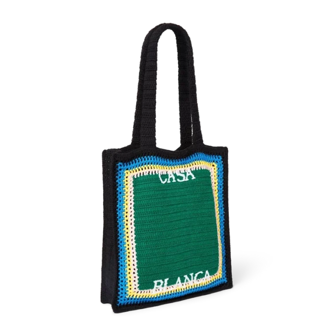 Sac au crochet rayé