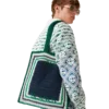 Sac au crochet rayé