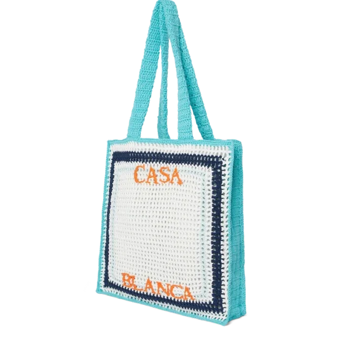 Sac au crochet rayé Sac au crochet rayé