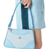 Sac à bandoulière Pochette Jeanne bleu Sac à bandoulière Pochette Jeanne bleu
