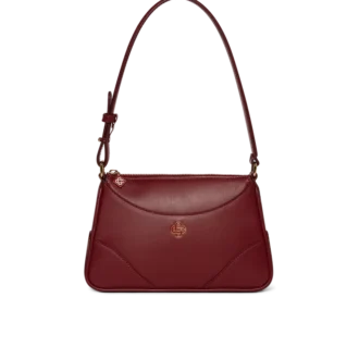 Sac à bandoulière Pochette Jeanne rouge