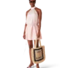 Sac cabas en raphia naturel