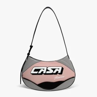 Sac de motard slim rose