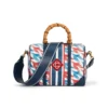 Sac de week-end à motif pied-de-poule