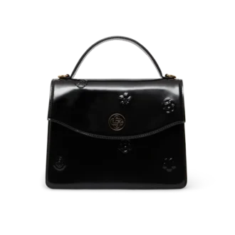 Sac Jeanne Emblems noir