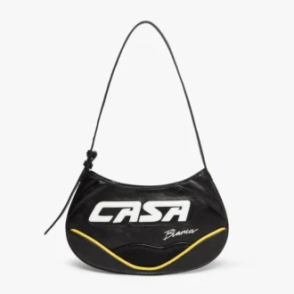 Sac motard slim noir