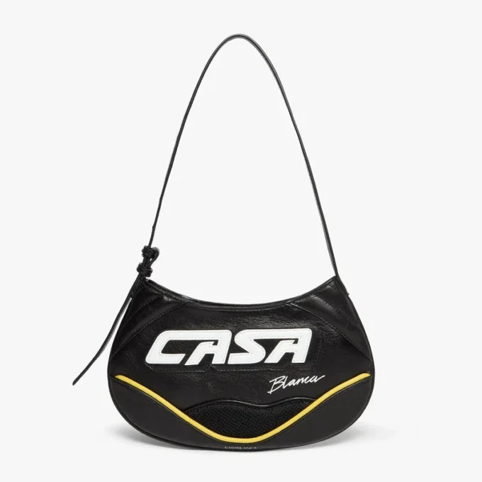 Sac motard slim noir Sac motard slim noir
