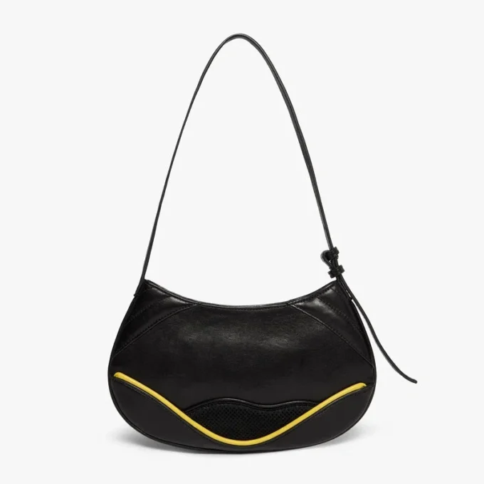 Sac motard slim noir Sac motard slim noir