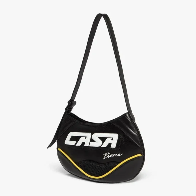 Sac motard slim noir Sac motard slim noir