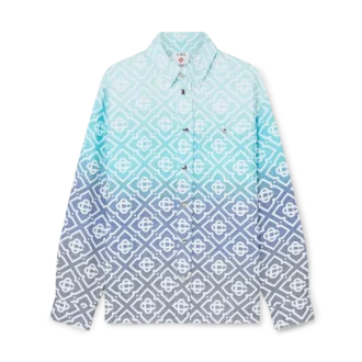 Shacket en jacquard dégradé Monogram