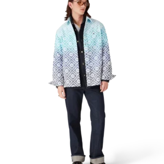 Shacket en jacquard dégradé Monogram