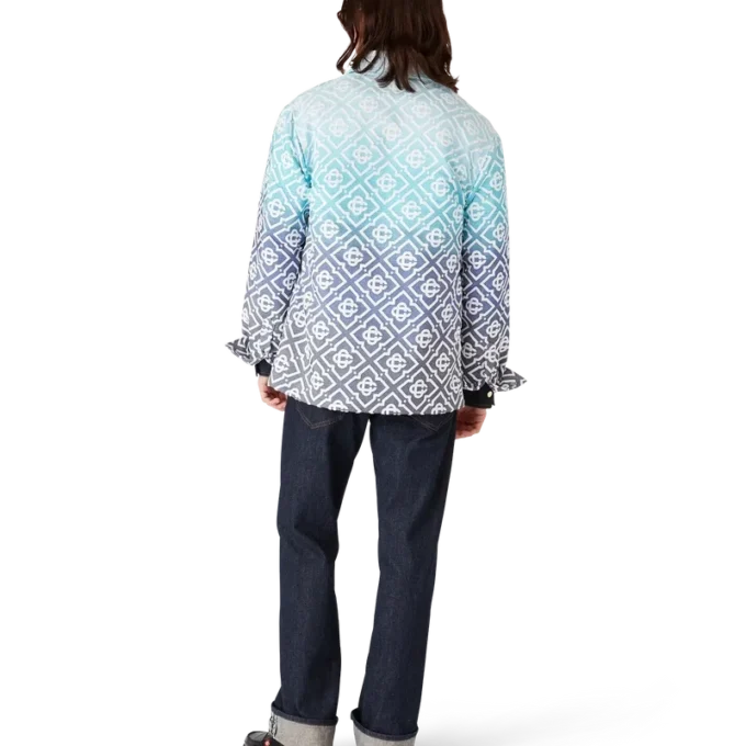 Shacket en jacquard dégradé Monogram Shacket en jacquard dégradé Monogram
