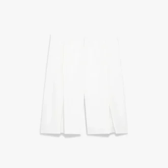 Short baggy plissé blanc