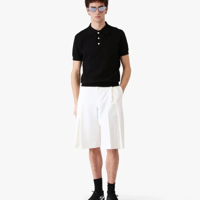 Short baggy plissé blanc Short baggy plissé blanc