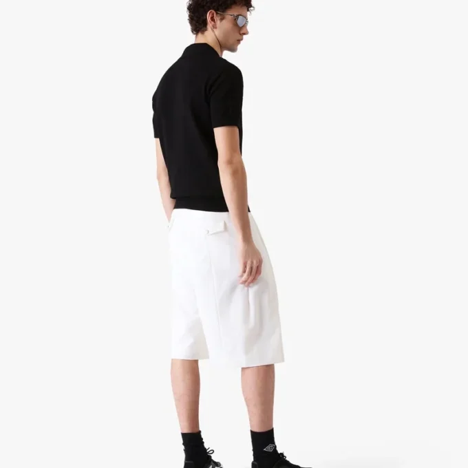Short baggy plissé blanc Short baggy plissé blanc