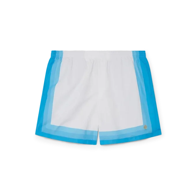 Short de bain bleu dégradé