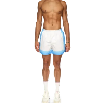 Short de bain bleu dégradé