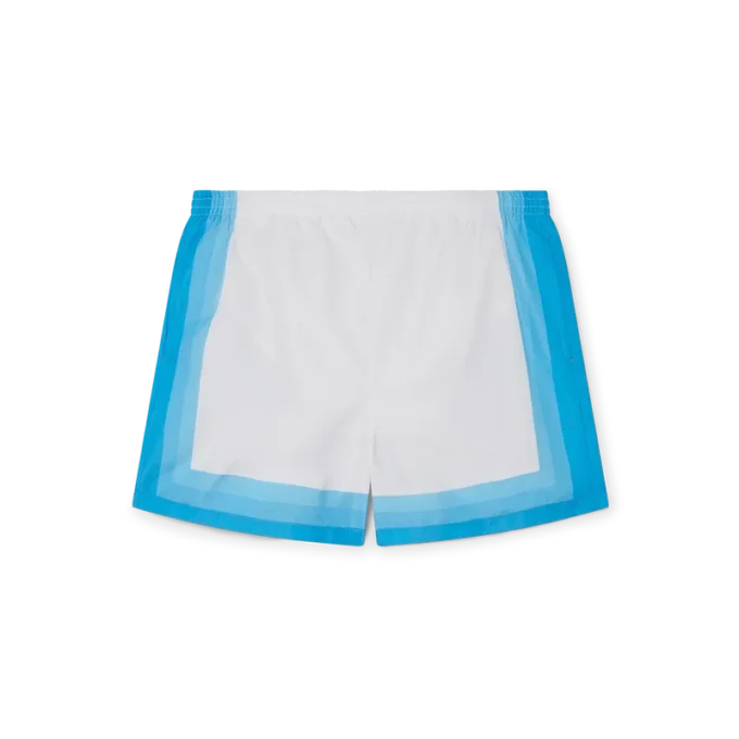 Short de bain bleu dégradé