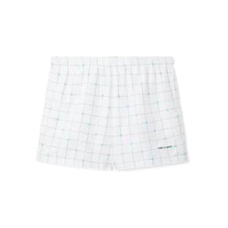 Short de bain à carreaux tennis
