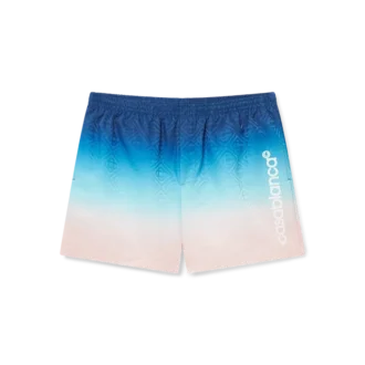 Short de bain à dégradé jacquard