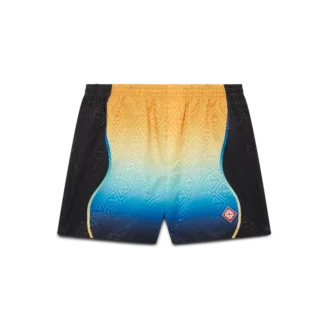 Short de bain en jacquard dégradé