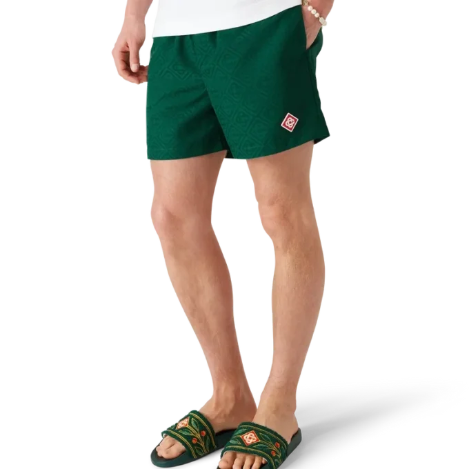 Short de bain en jacquard Monogram Short de bain en jacquard Monogram