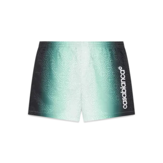 Short de bain en jacquard monogramme dégradé