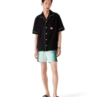 Short de bain en jacquard monogramme dégradé