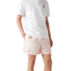 Short de bain à motif brodé