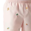 Short de bain à motif brodé