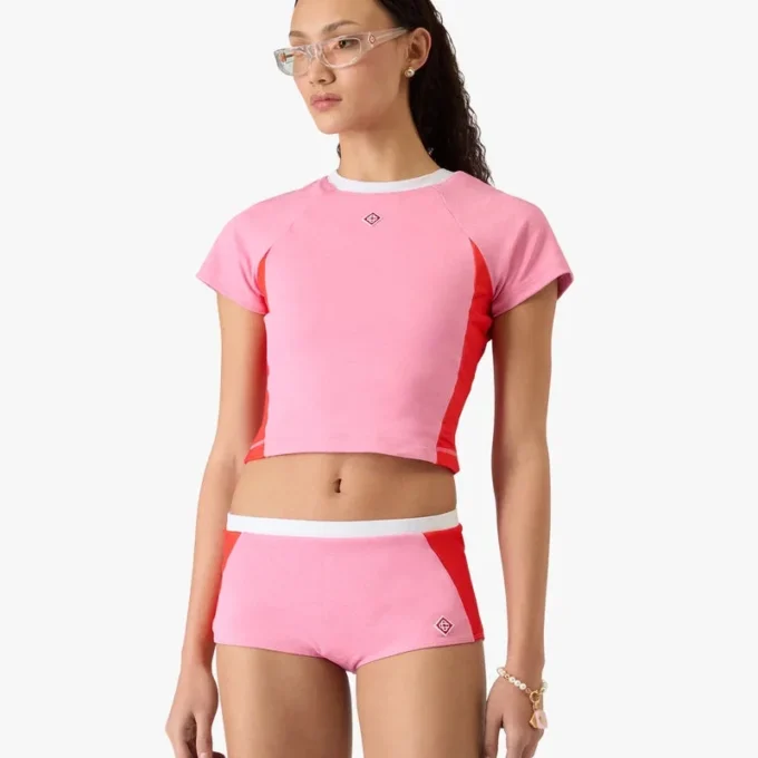 Short de bikini Monogram rose
