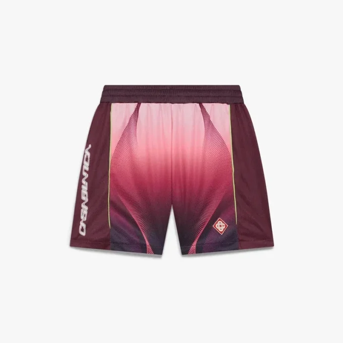 Short de football dégradé aubergine Short de football dégradé aubergine