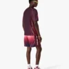 Short de football dégradé aubergine Short de football dégradé aubergine