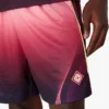 Short de football dégradé aubergine Short de football dégradé aubergine