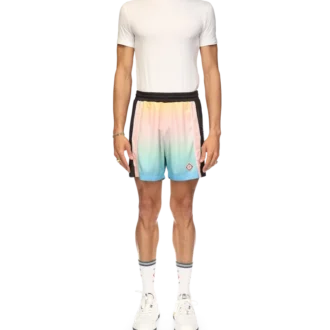 Short de football dégradé pastel