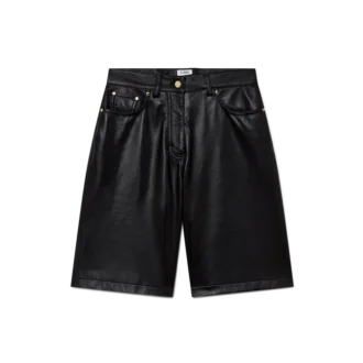 Short de skateur en cuir