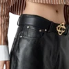 Short de skateur en cuir Short de skateur en cuir