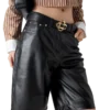 Short de skateur en cuir Short de skateur en cuir
