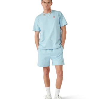 Short de survêtement avec logo en forme de diamant
